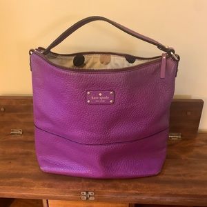 Kate Spade purple hobo purse